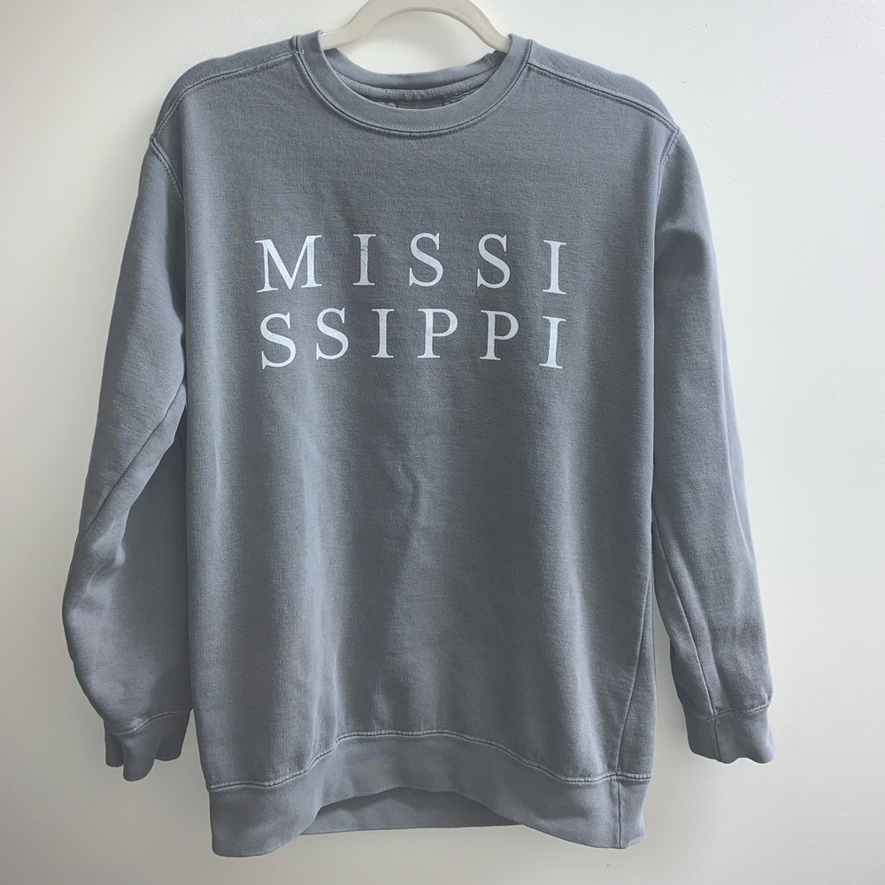 Grey Comfort Colors Sweatshirt $20